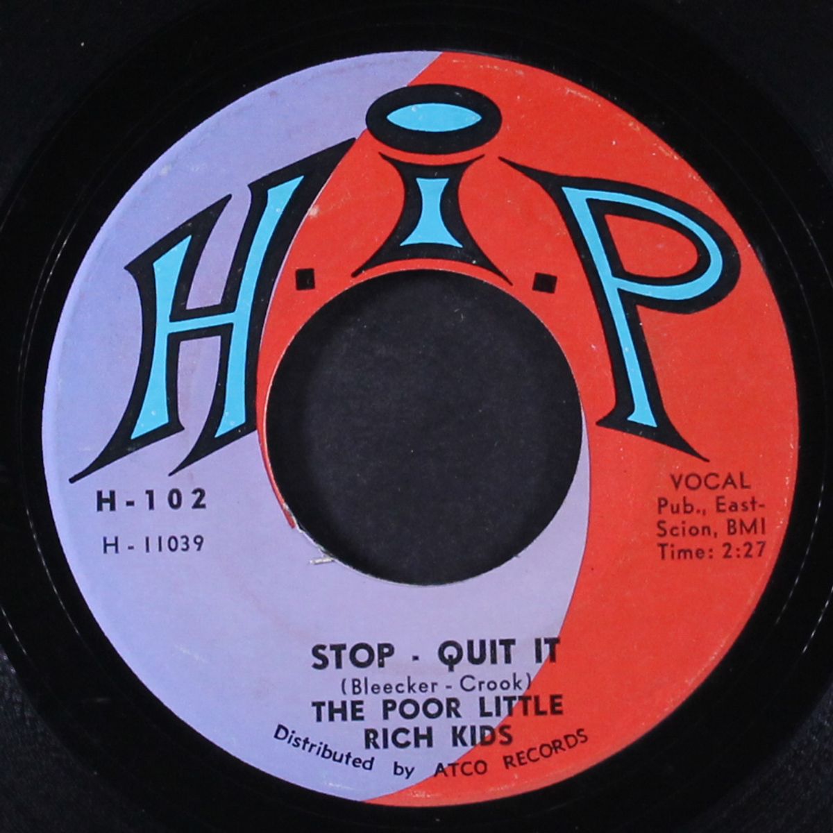 she's the best girl in town / stop - quit it by POOR LITTLE RICH KIDS