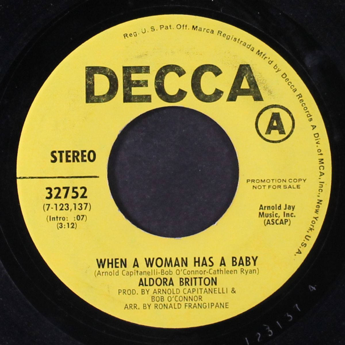 when a woman has a baby / feelin' the need by ALDORA BRITTON