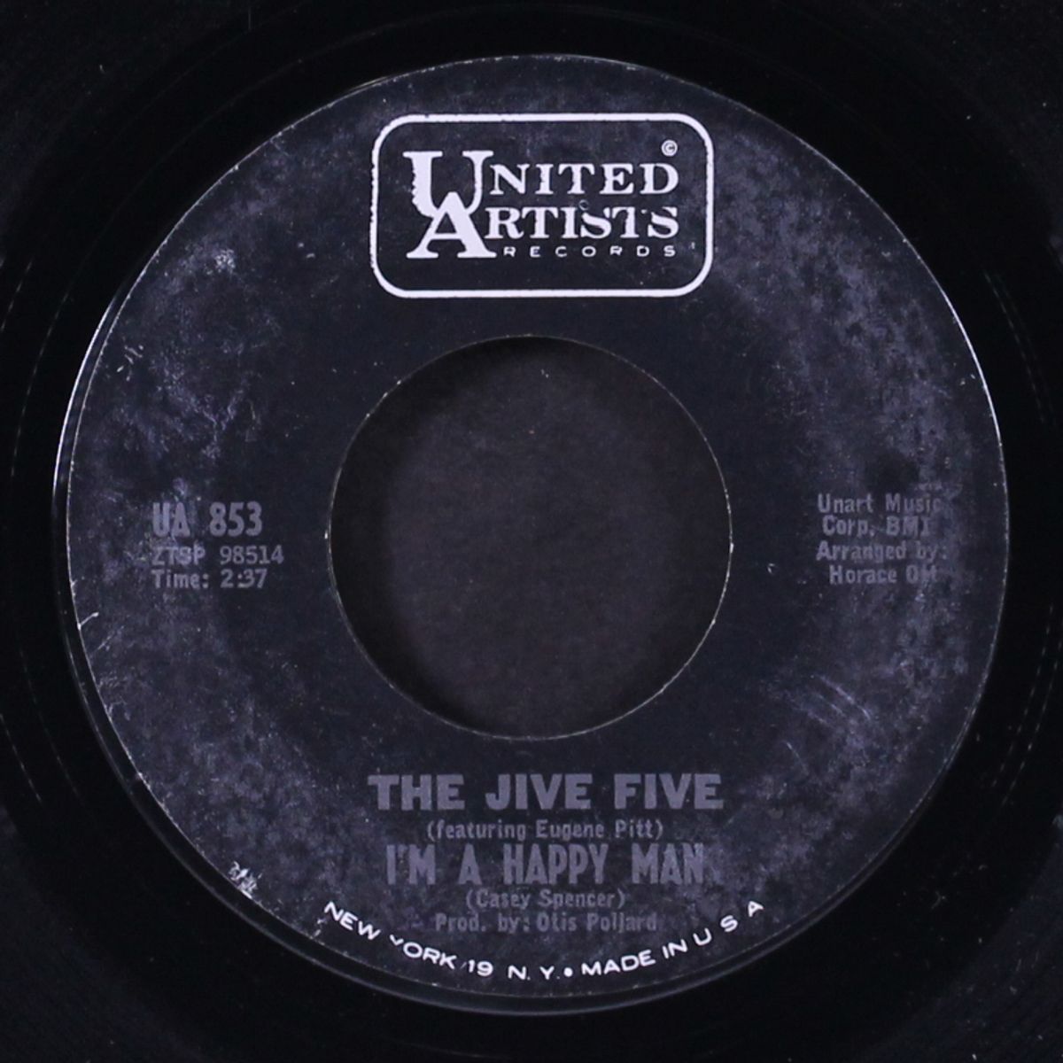 i'm a happy man / kiss, kiss, kiss by JIVE FIVE
