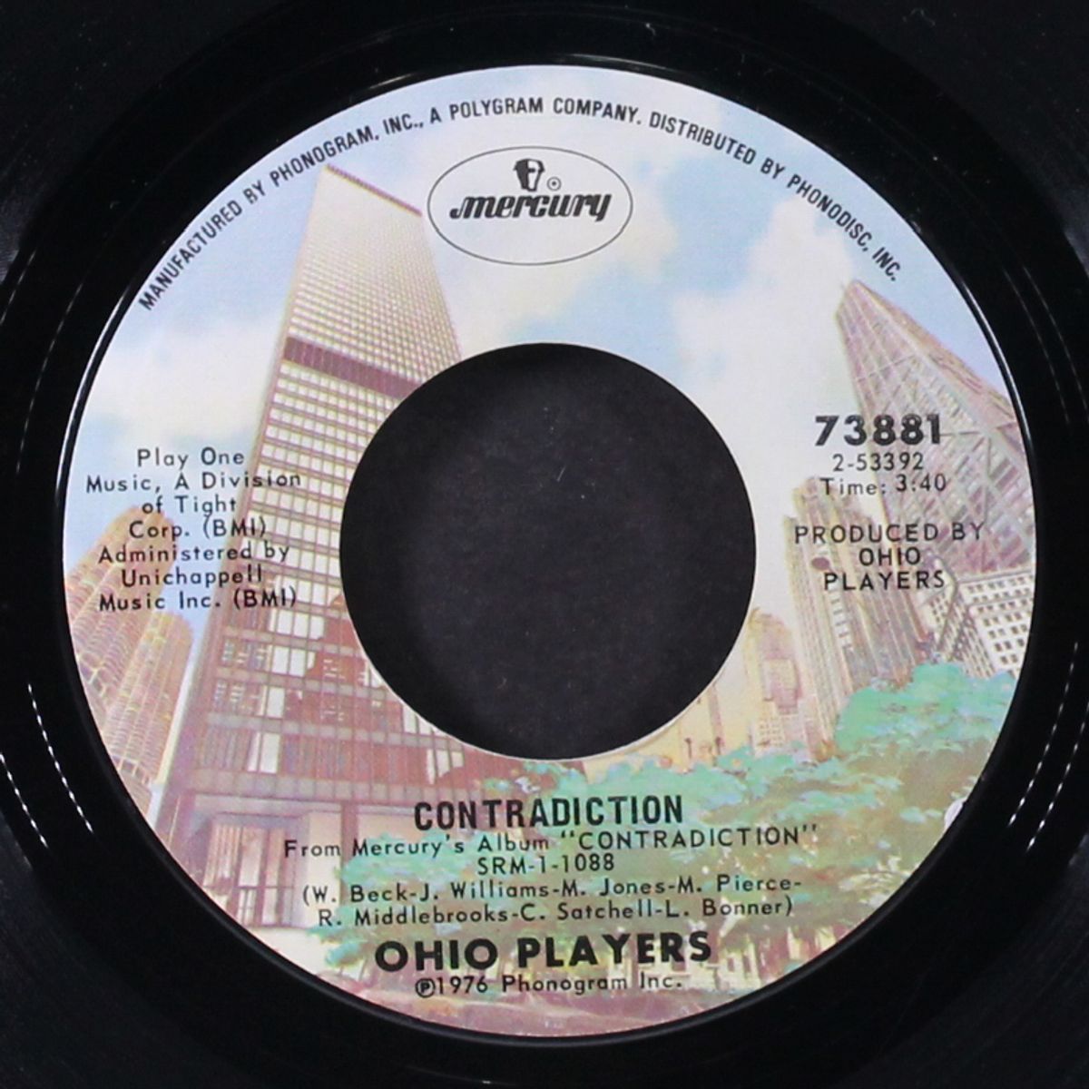 feel the beat (everybody disco) / contradiction by OHIO PLAYERS
