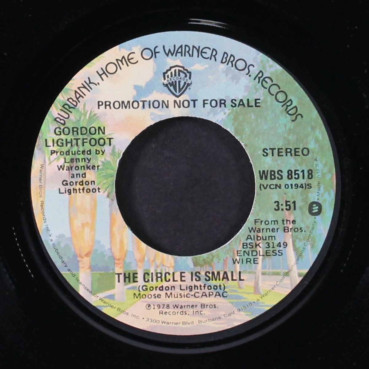 the circle is small / mono by GORDON LIGHTFOOT