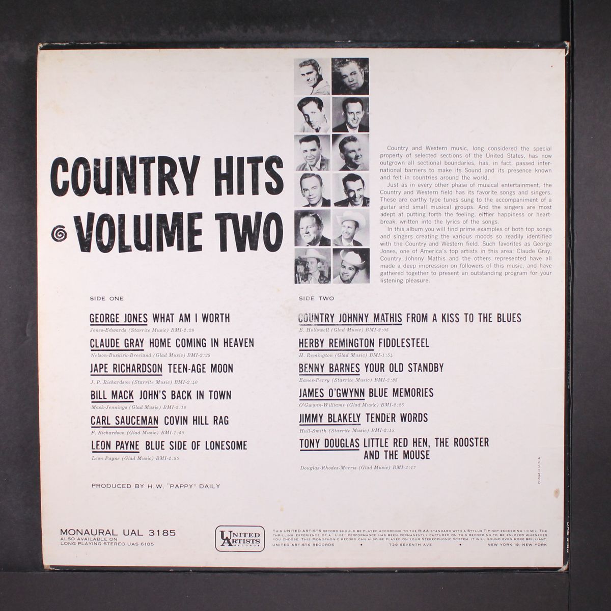 country hits, vol. 2 by VARIOUS
