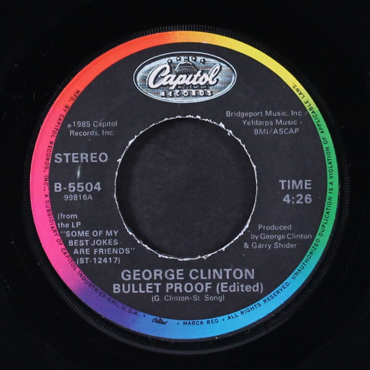 bullet proof (edited) / silly millameter by GEORGE CLINTON