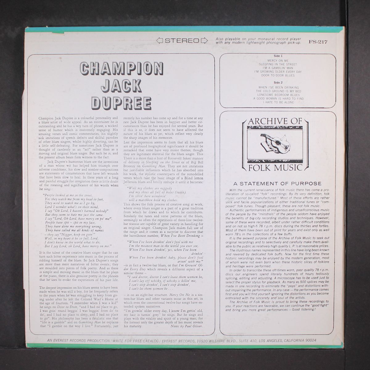 champion jack dupree by CHAMPION JACK DUPREE