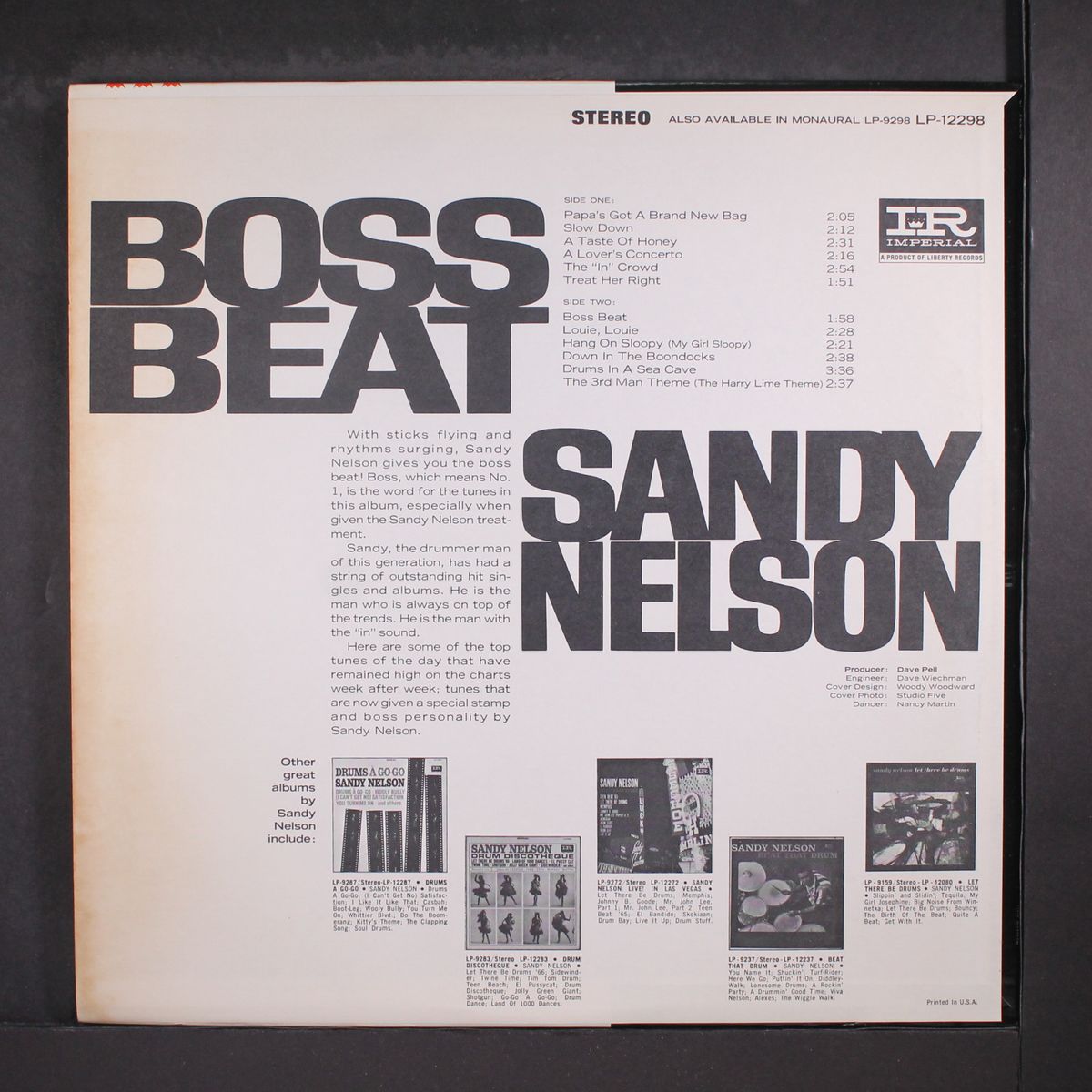boss beat by SANDY NELSON