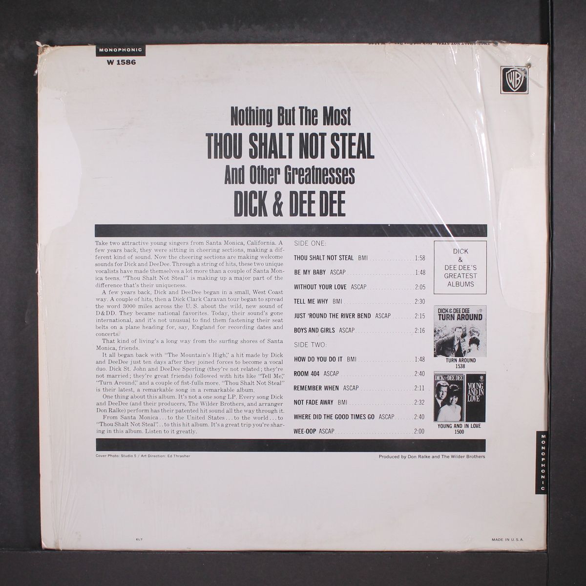 thou shalt not steal by DICK & DEE DEE