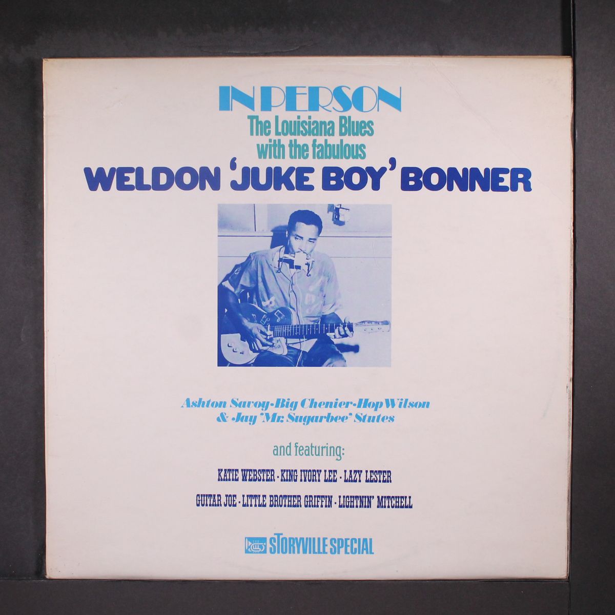 in person by WELDON "JUKE BOY" BONNER