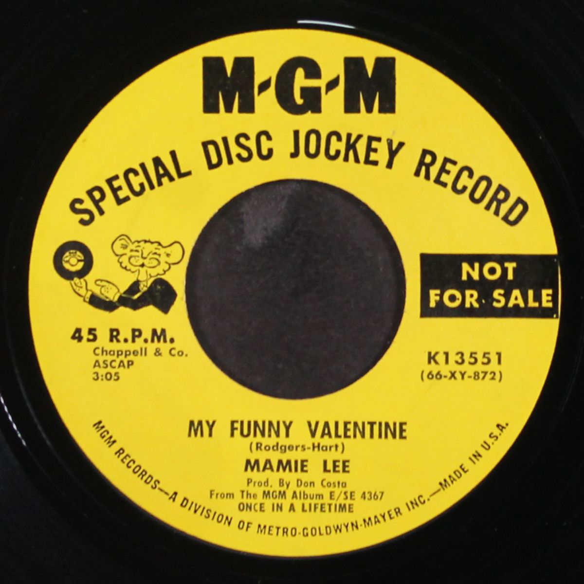 come back to me / my funny valentine by MAMIE LEE