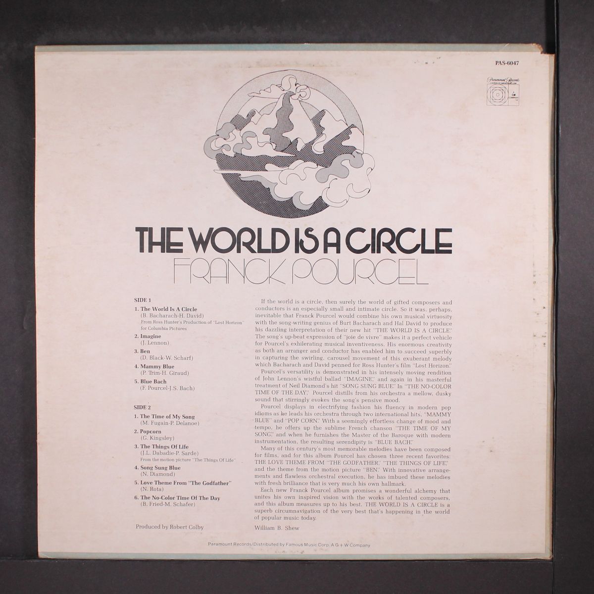 the world is a circle by FRANCK POURCEL
