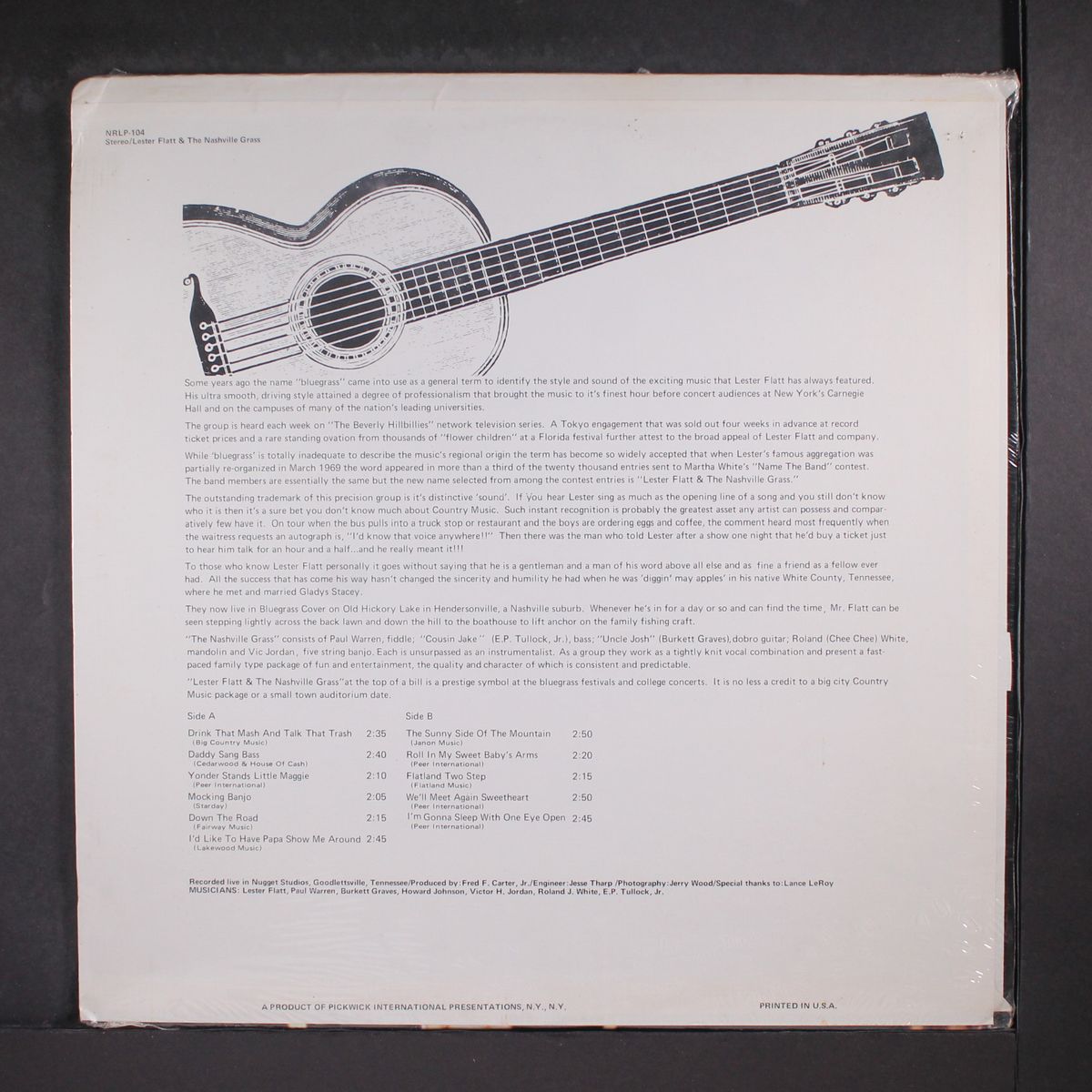 the one and only by LESTER FLATT