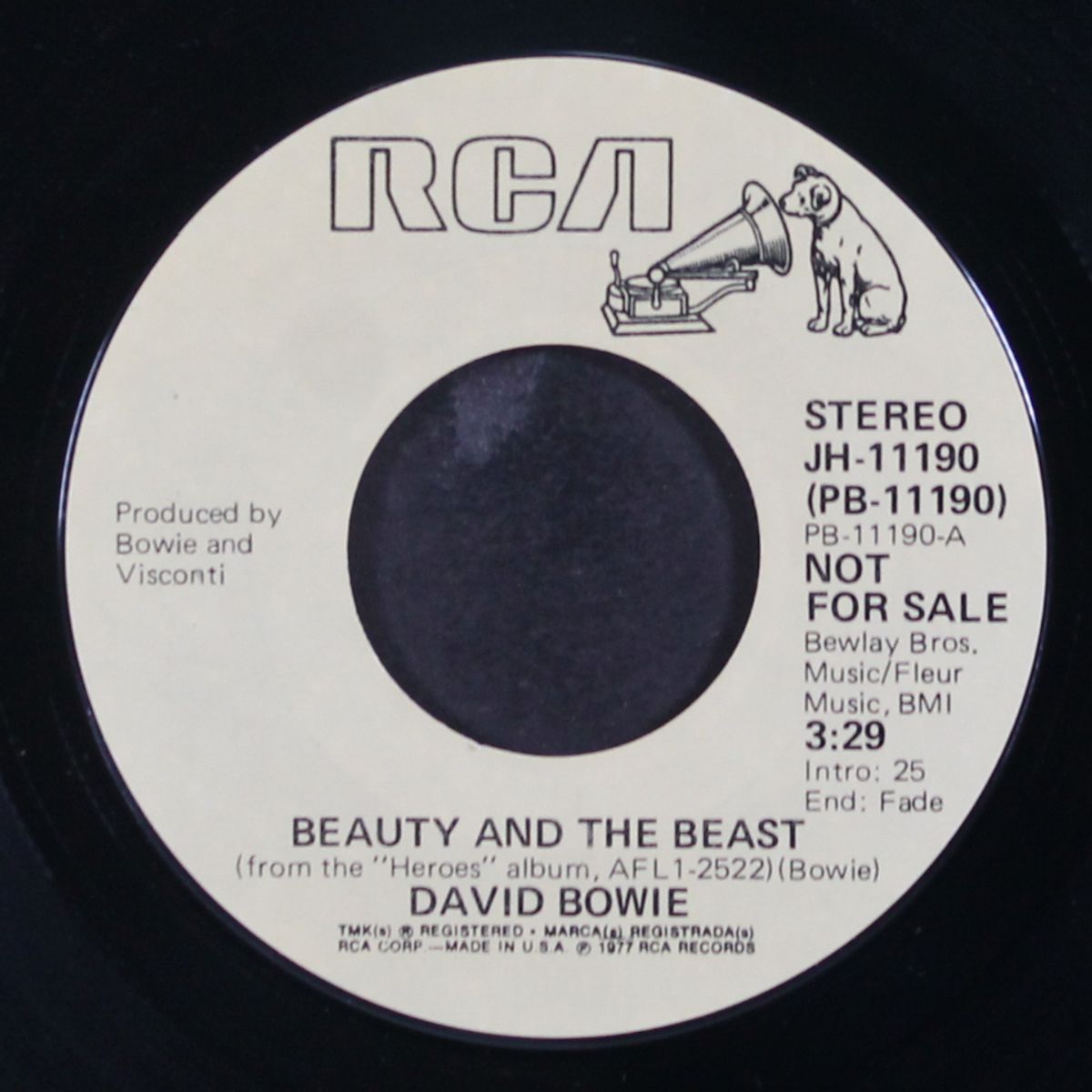 beauty and the beast / mono by DAVID BOWIE