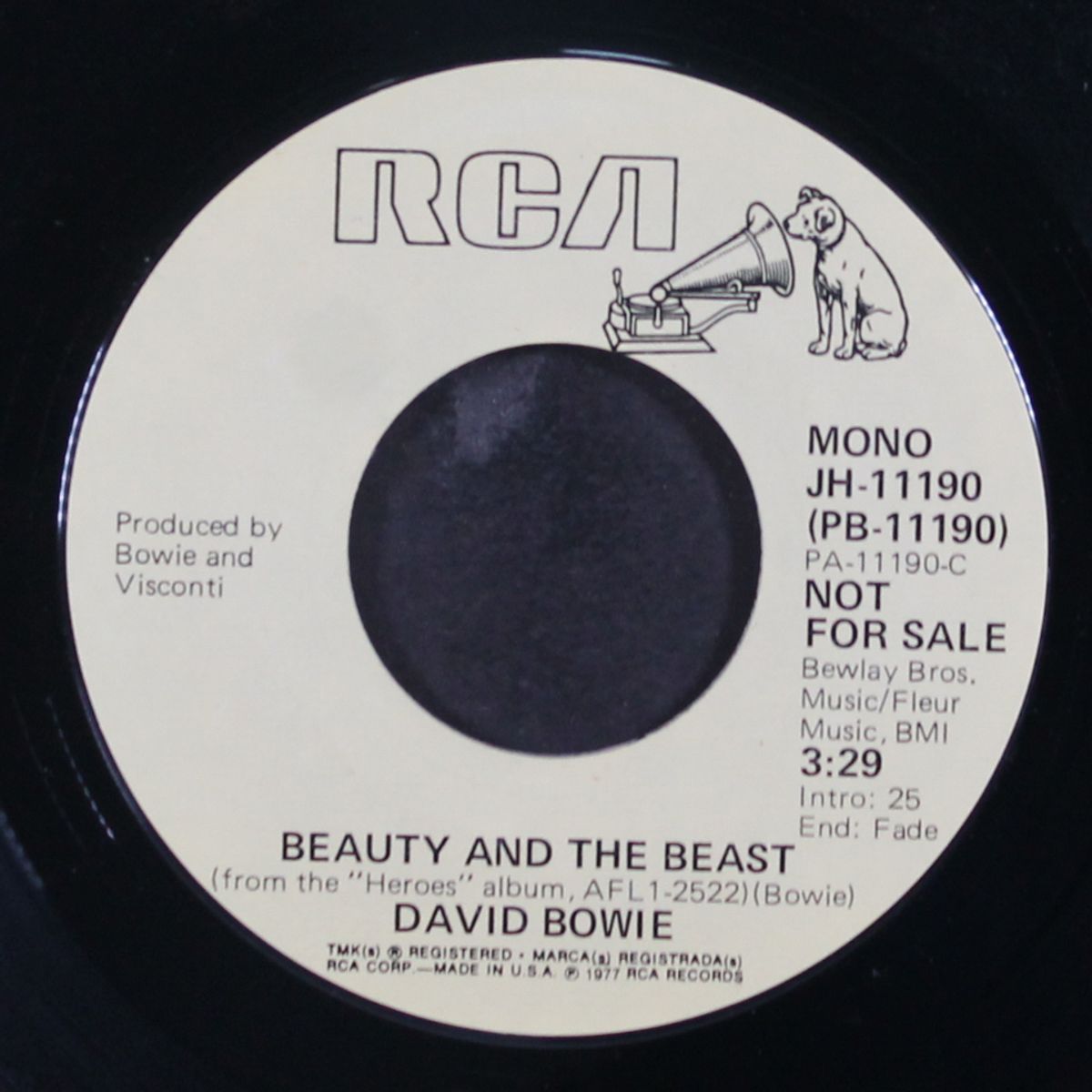 beauty and the beast / mono by DAVID BOWIE