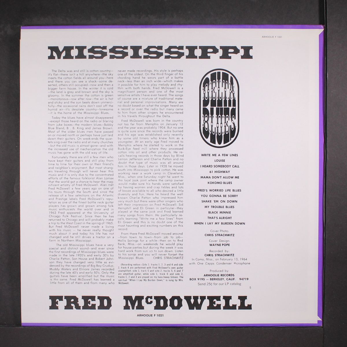 mississippi delta blues by MISSISSIPPI FRED MCDOWELL