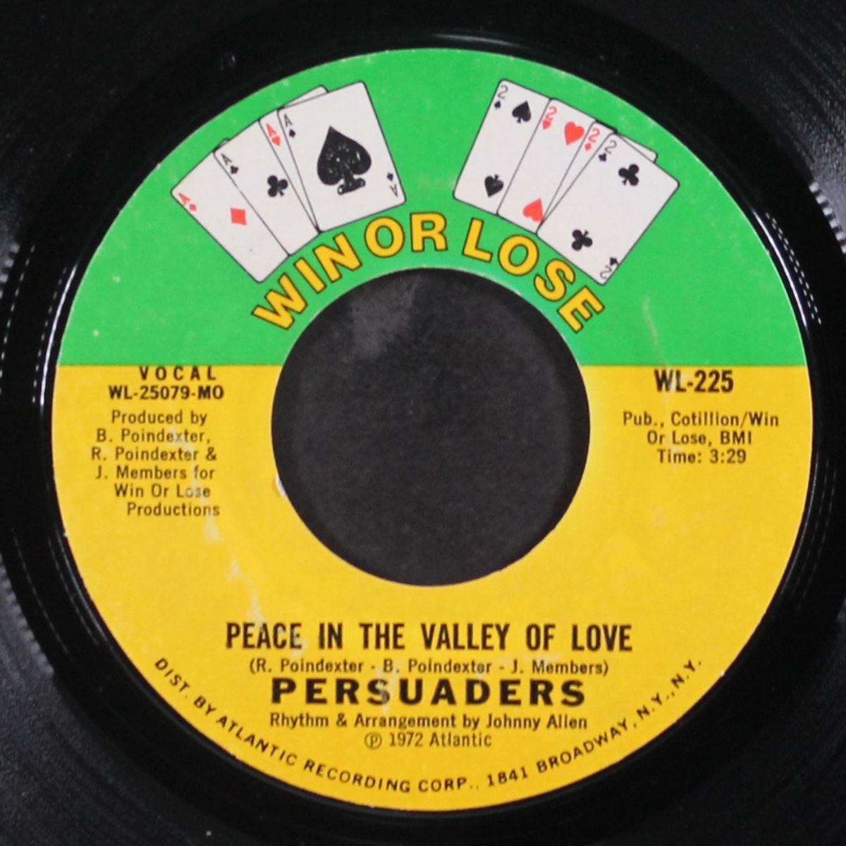 what is the definition of love / peace in the valley of love by PERSUADERS