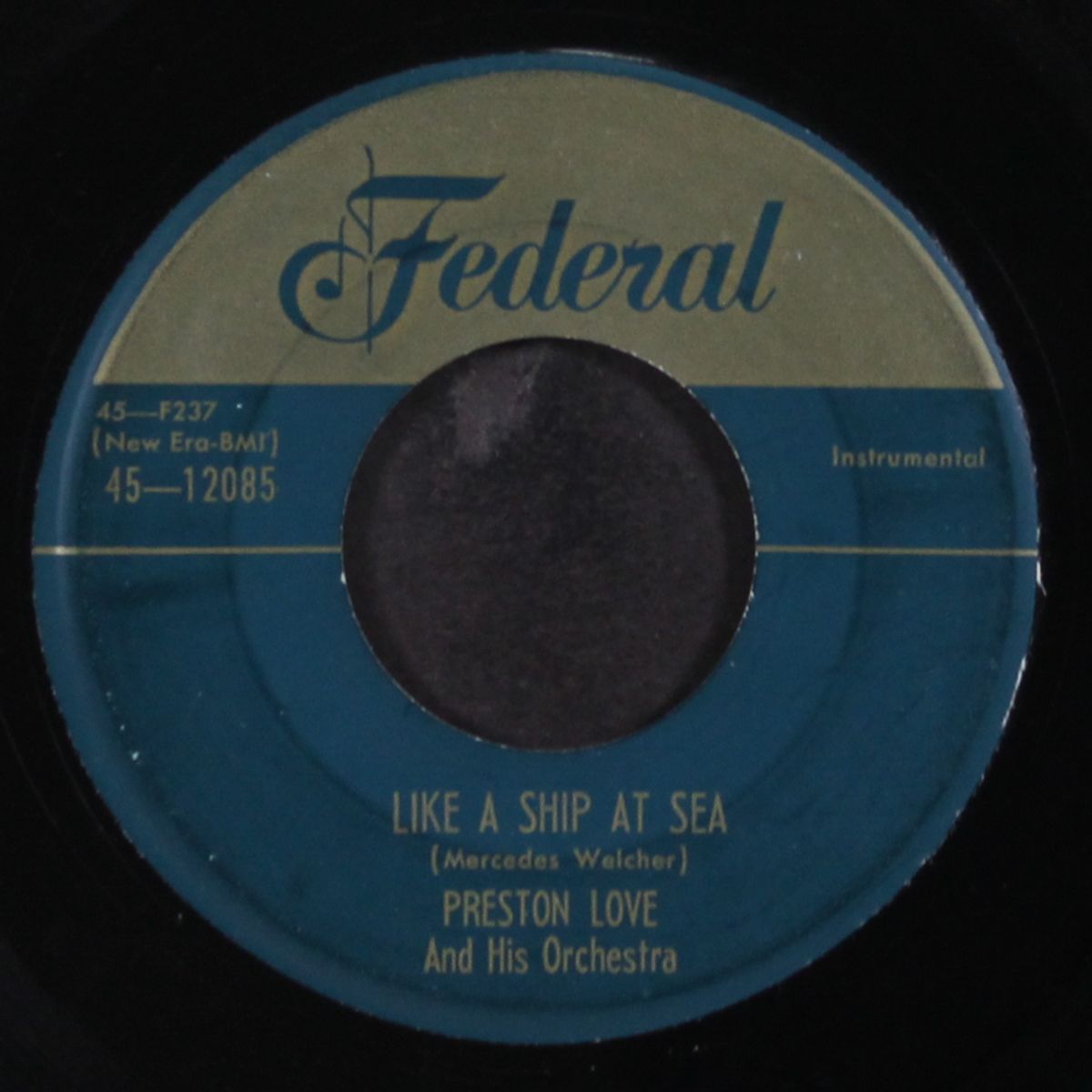 strictly cash / like a ship at sea by PRESTON LOVE
