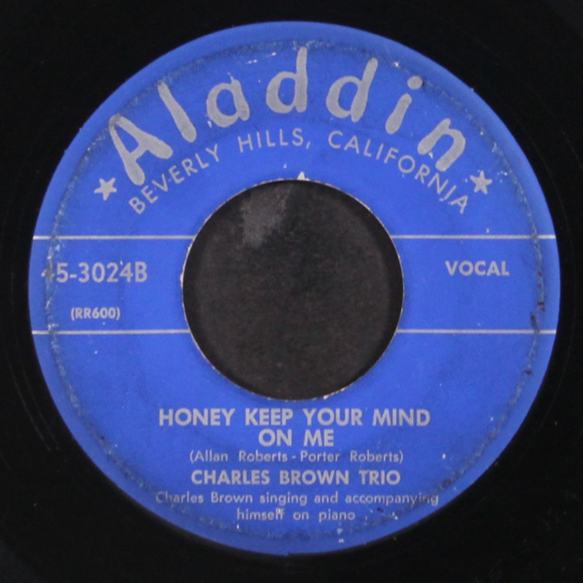 honey keep your mind on me / trouble blues by CHARLES BROWN