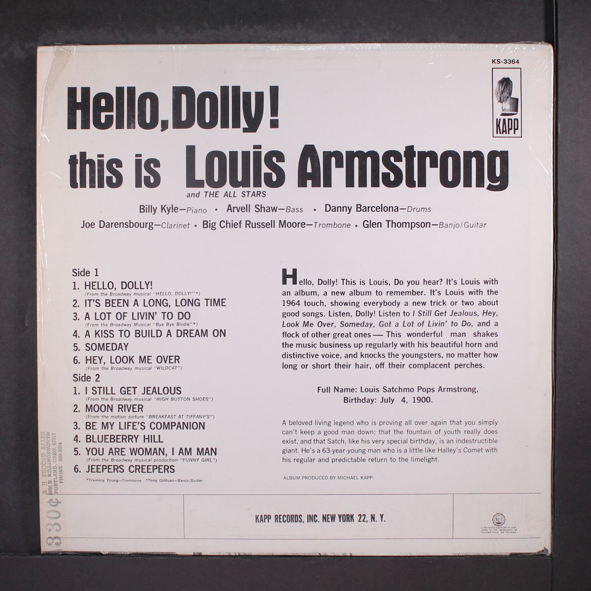hello, dolly! by LOUIS ARMSTRONG