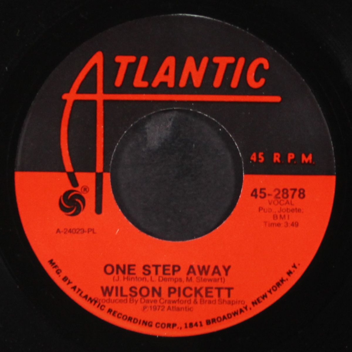 one step away / funk factory by WILSON PICKETT