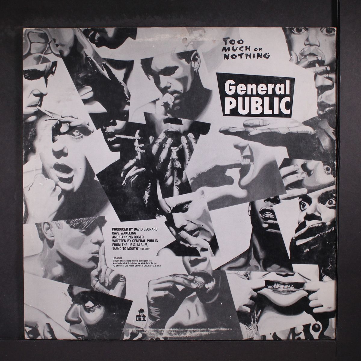 too much or nothing by GENERAL PUBLIC