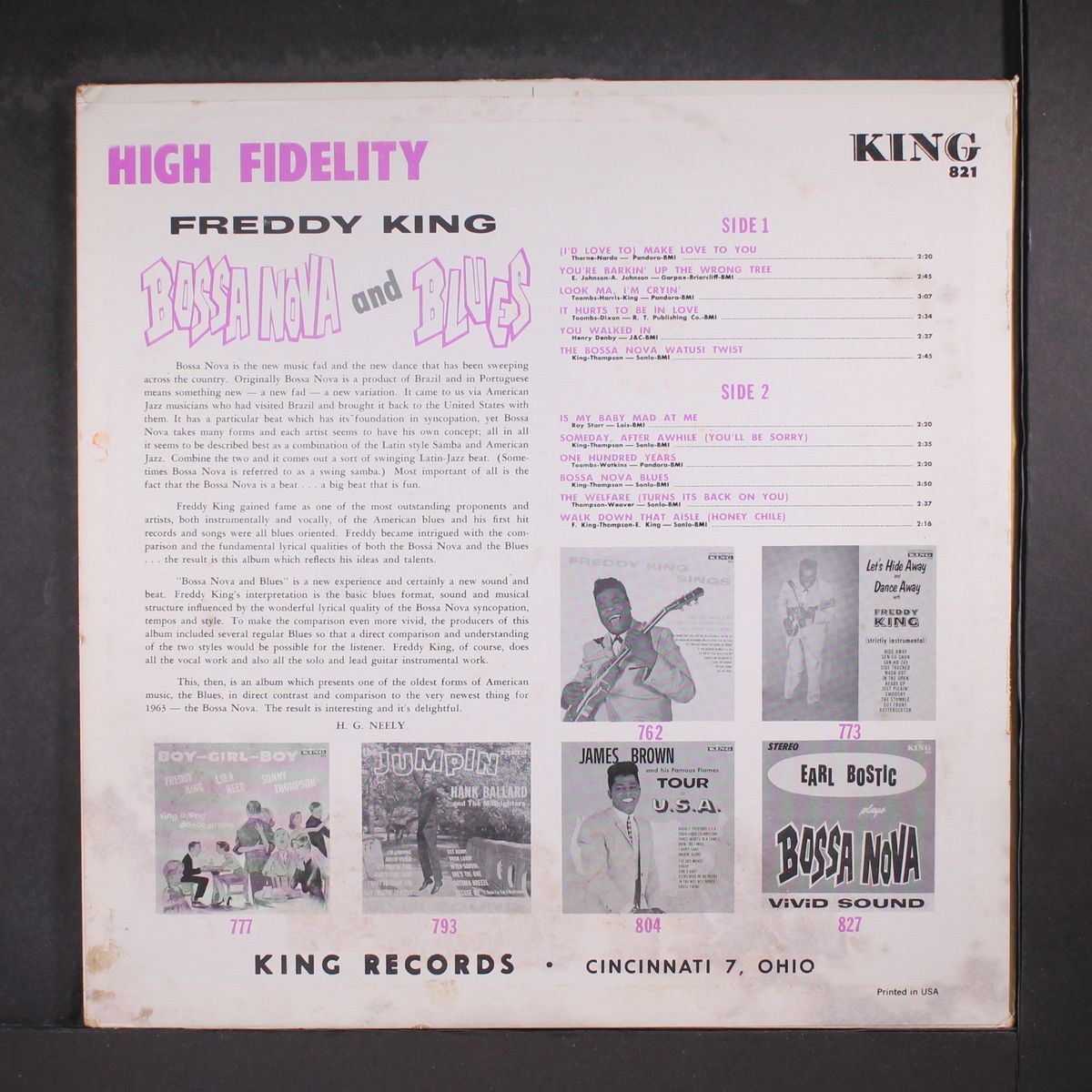 bossa nova and blues by FREDDY KING