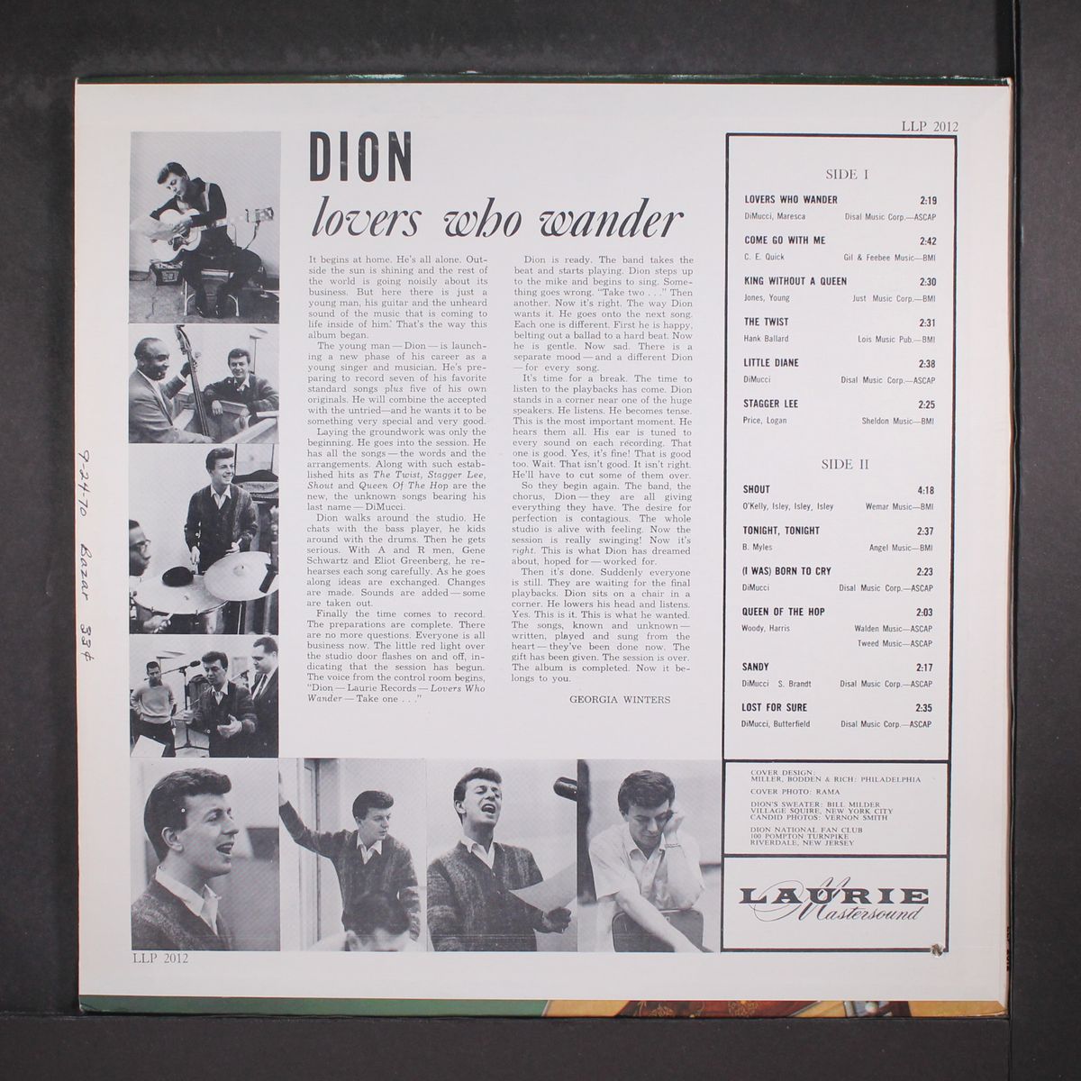 lovers who wander by DION