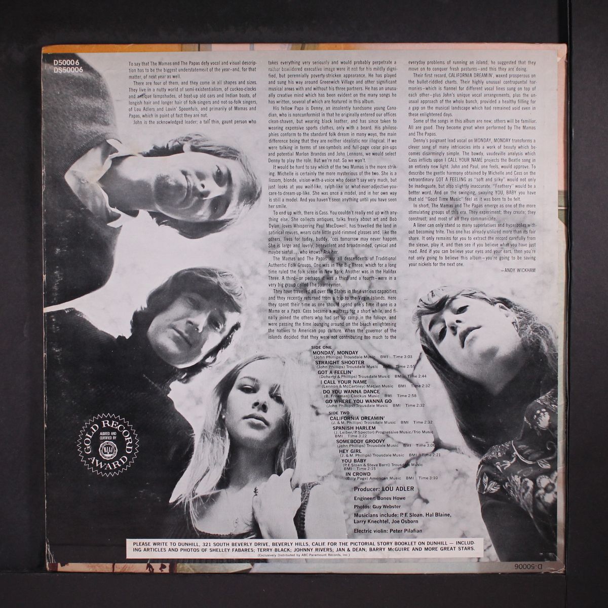 if you can believe your eyes and ears by MAMAS & PAPAS