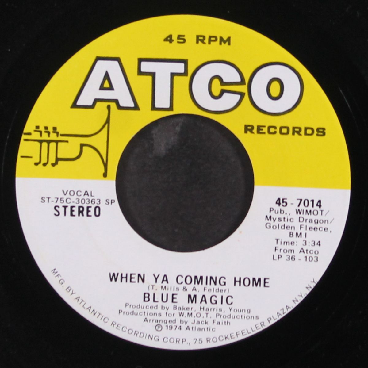 love has found its way to me / when ya coming home by BLUE MAGIC