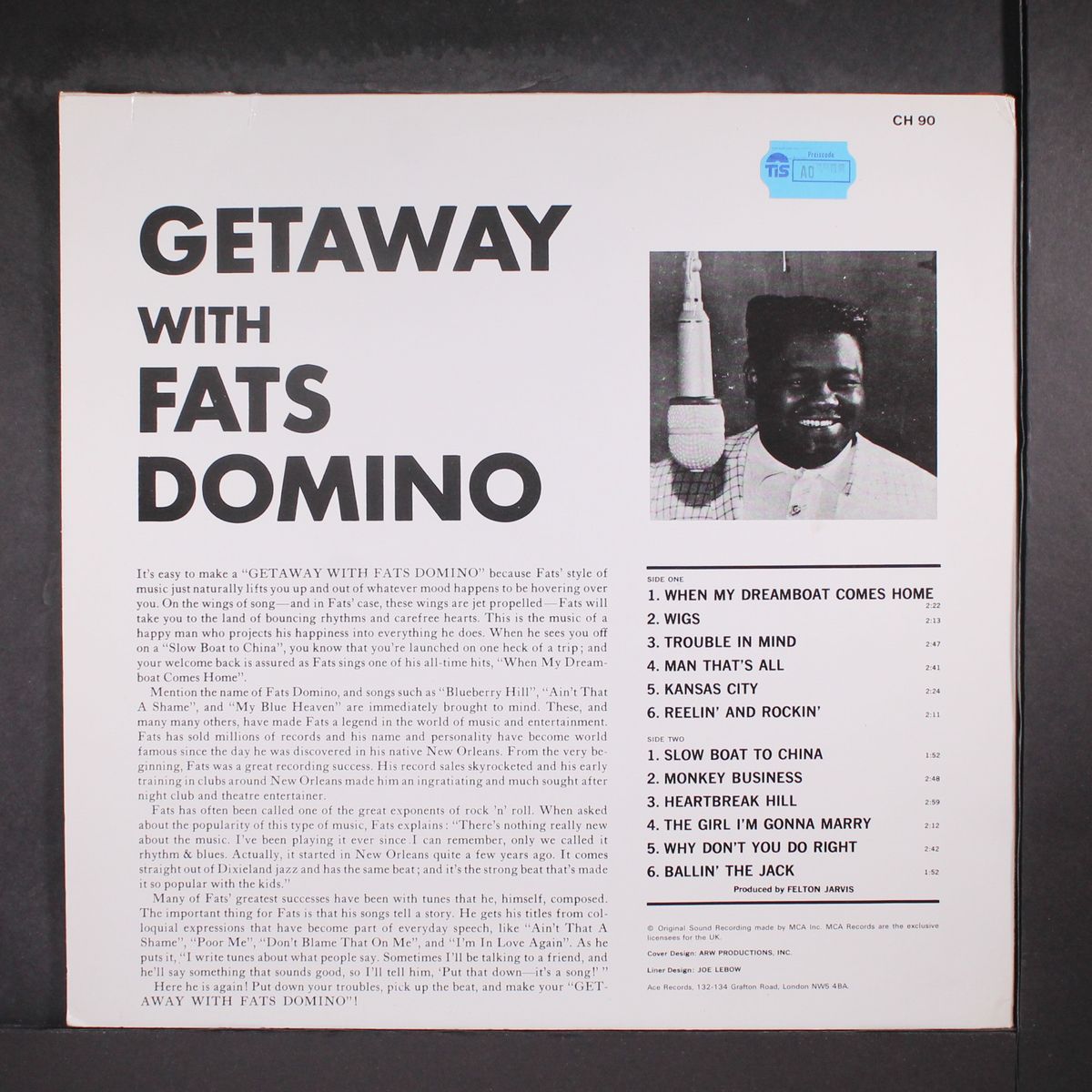getaway with by FATS DOMINO
