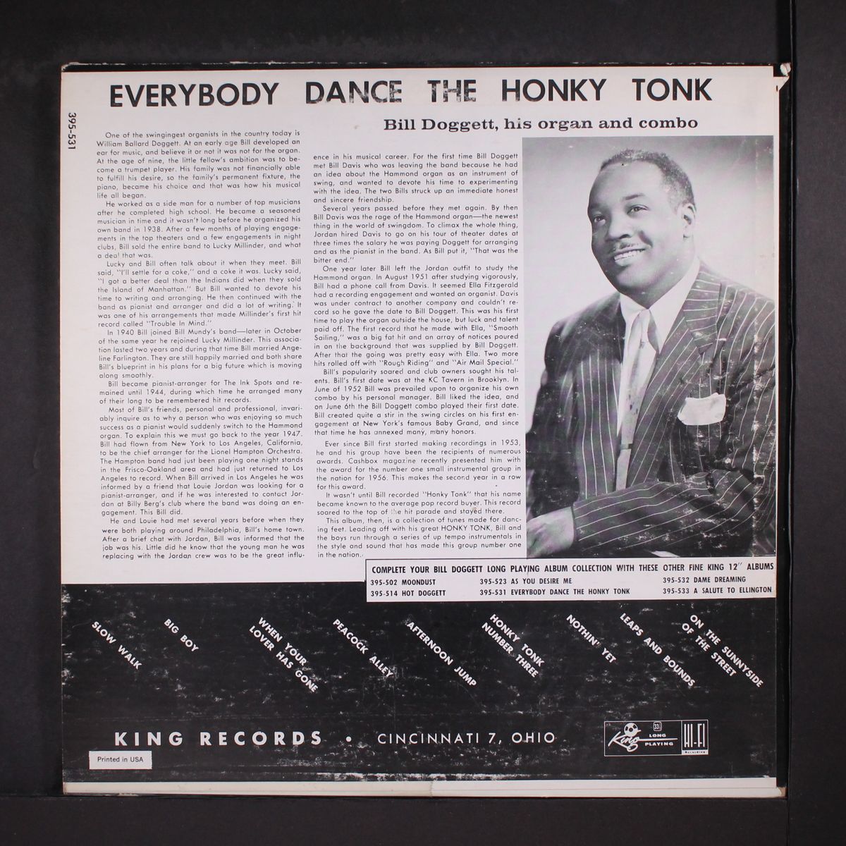 everybody dance the honky tonk by BILL DOGGETT