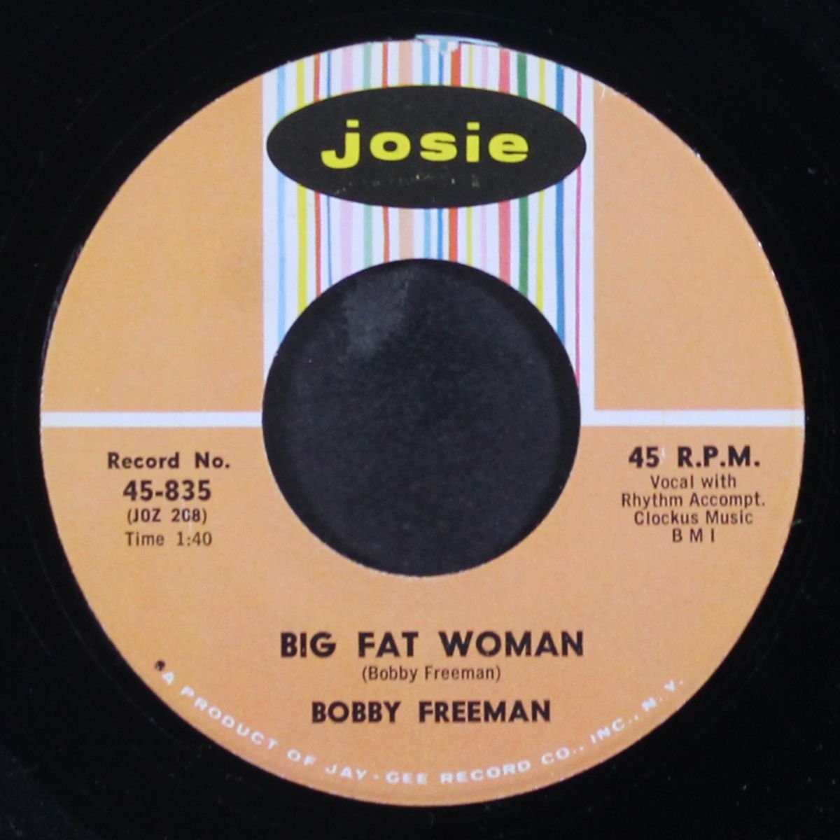 do you want to dance / big fat woman by BOBBY FREEMAN