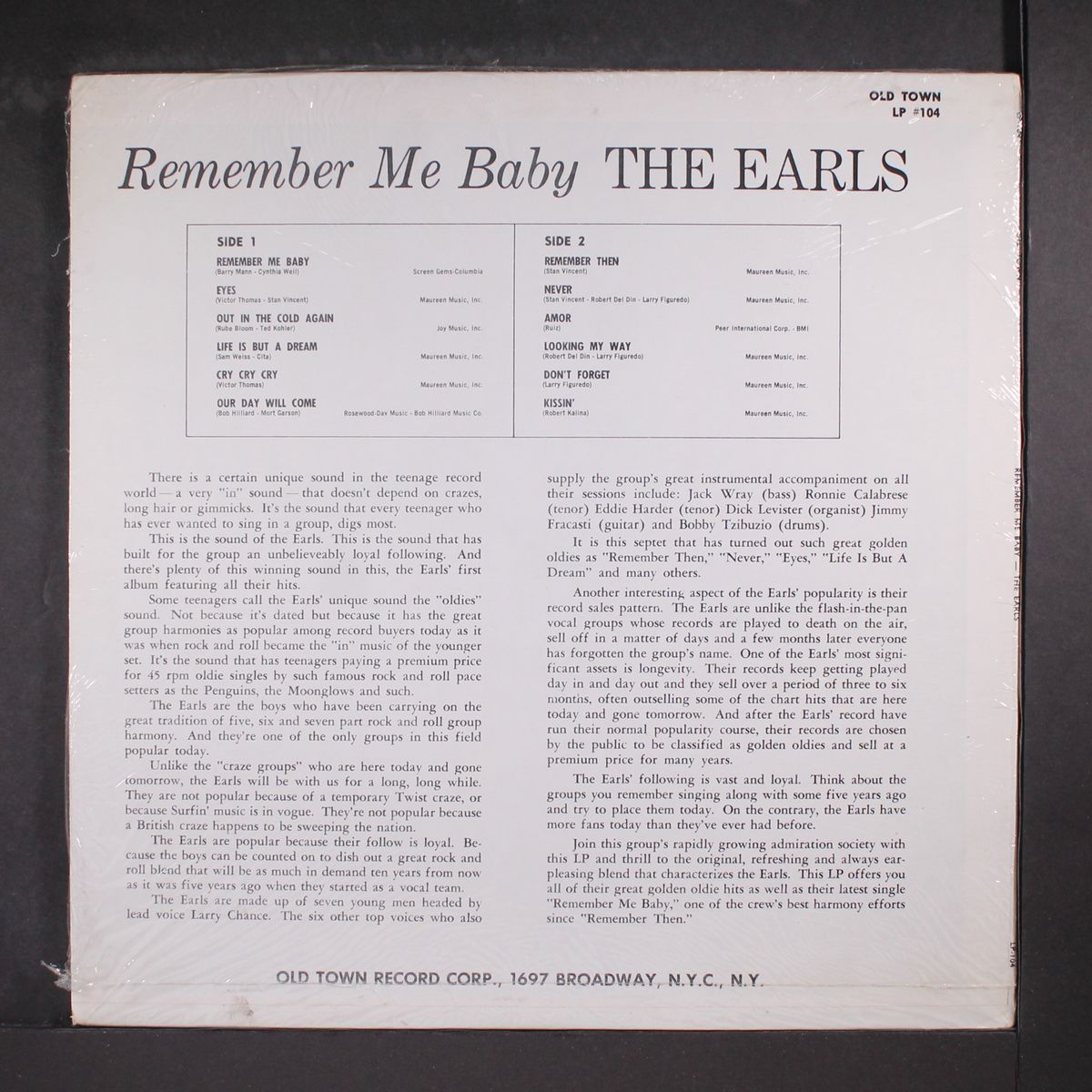 remember me baby by EARLS