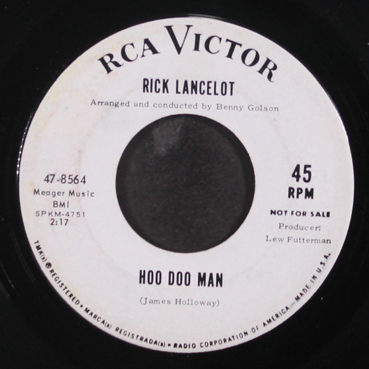hoo doo man / heartbreak train by RICK LANCELOT
