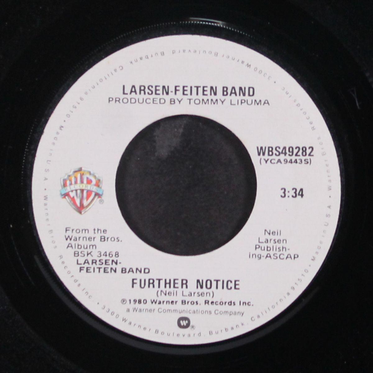who'll be the fool tonight / mono by LARSEN-FEITEN BAND
