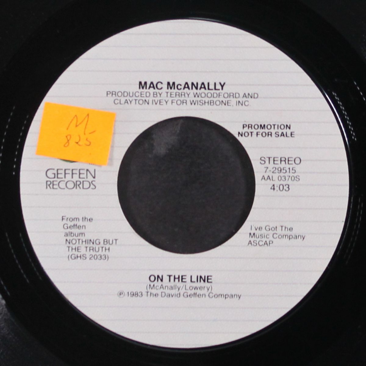 on the line / mono by MAC MCANALLY