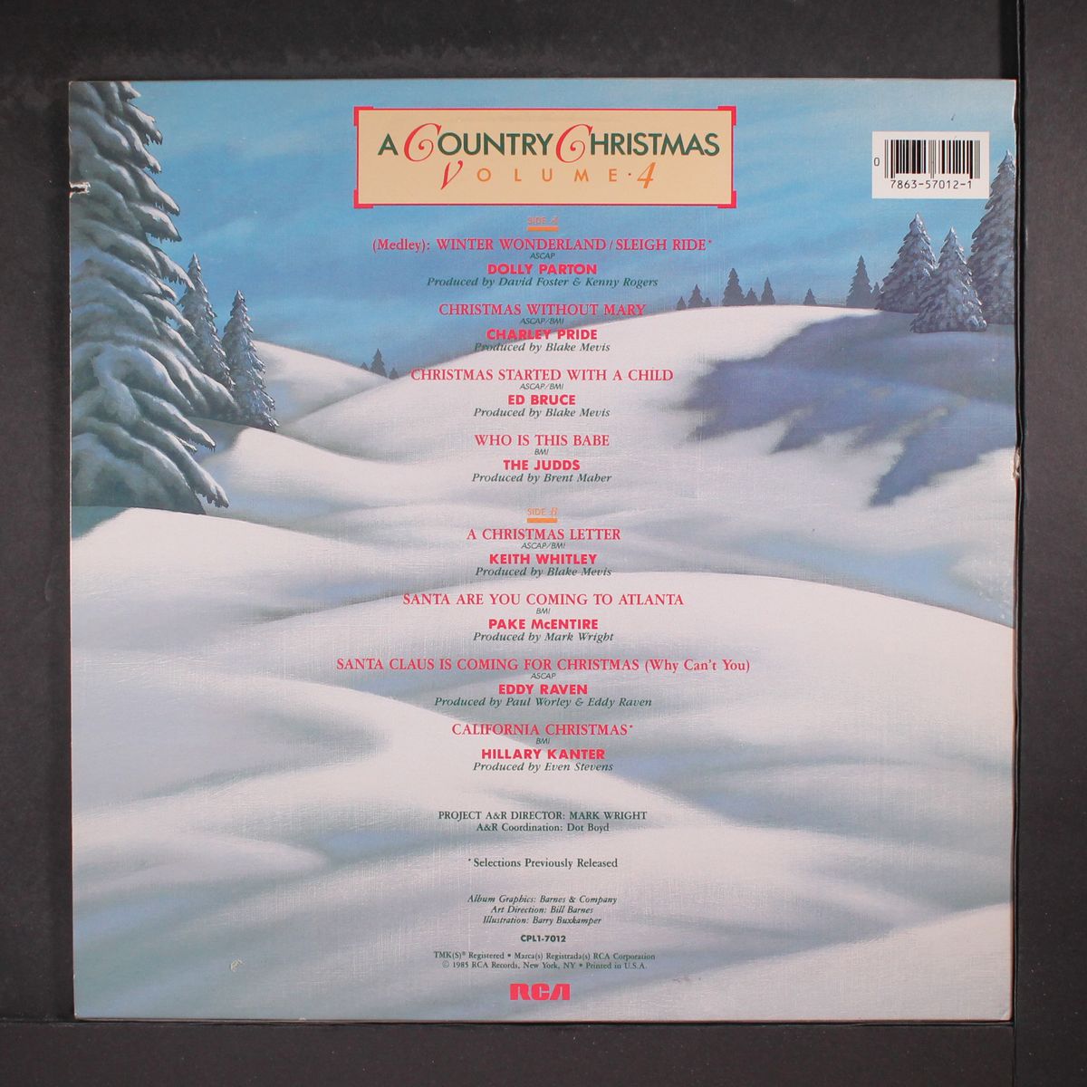 a country christmas vol. 4 by VARIOUS
