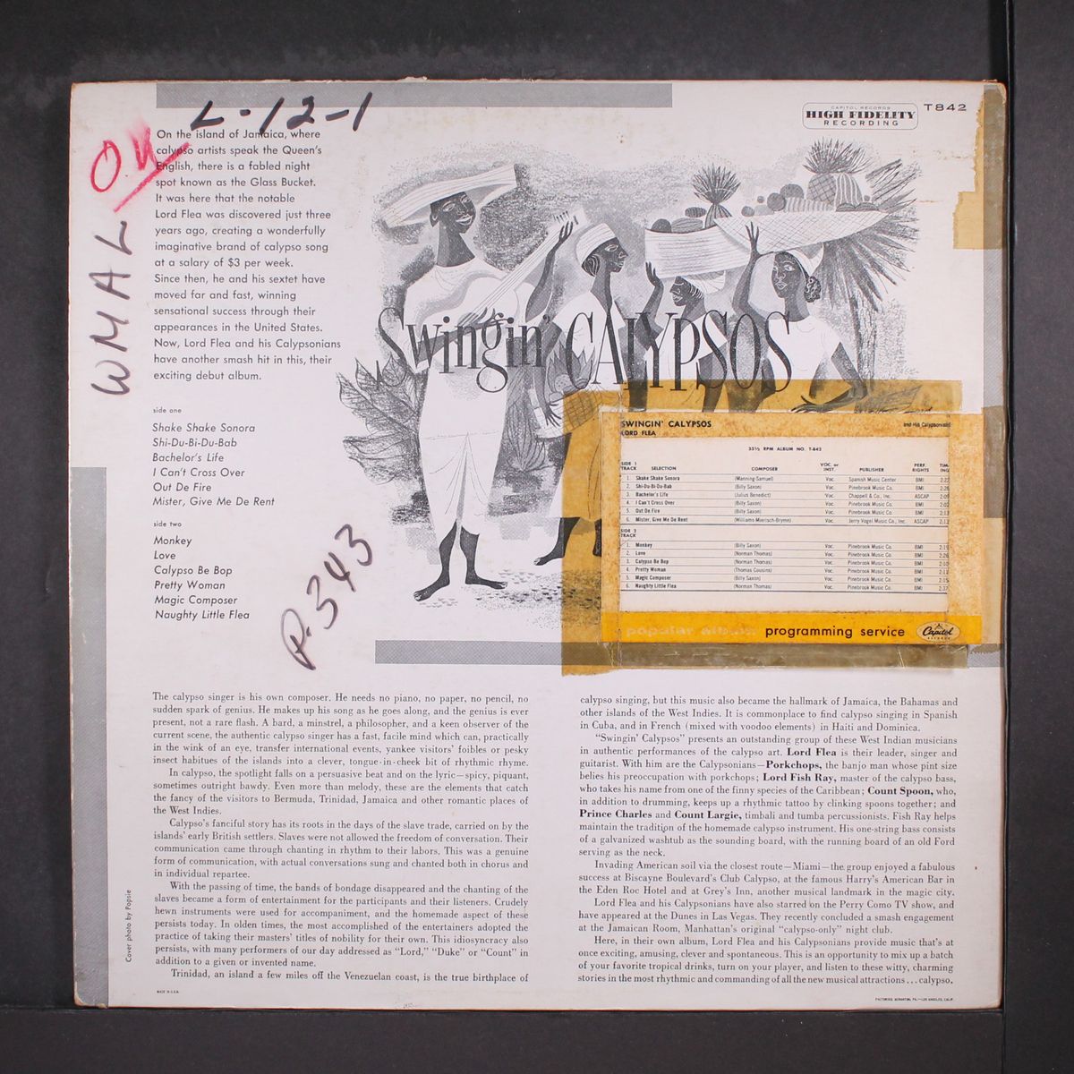 swingin' calypsos by LORD FLEA & CALYPSONIANS