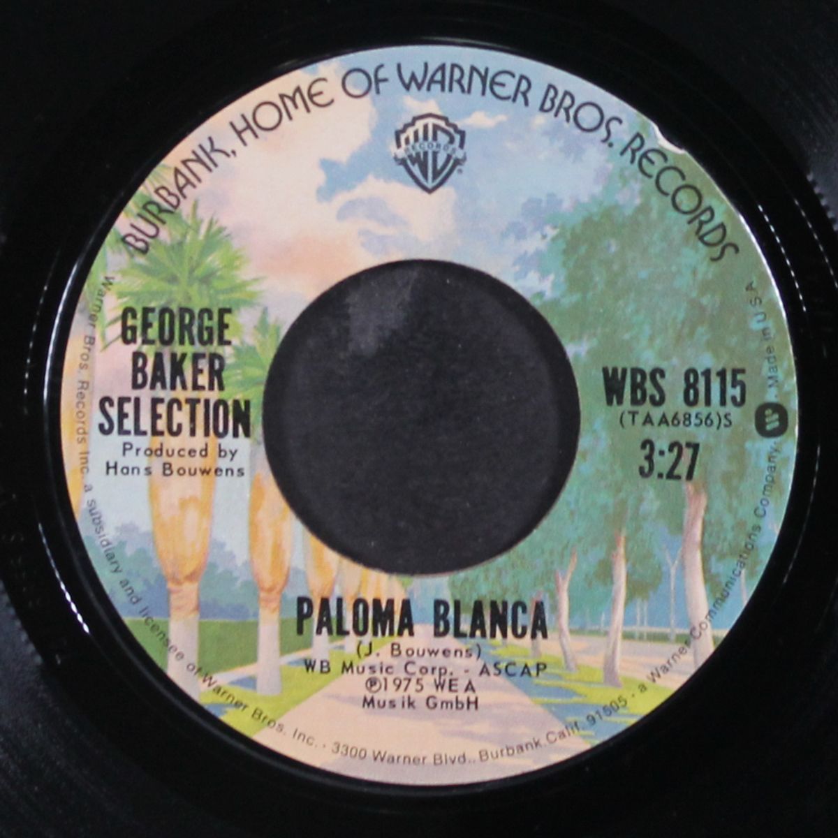 paloma blanca / dreamboat by GEORGE BAKER SELECTION