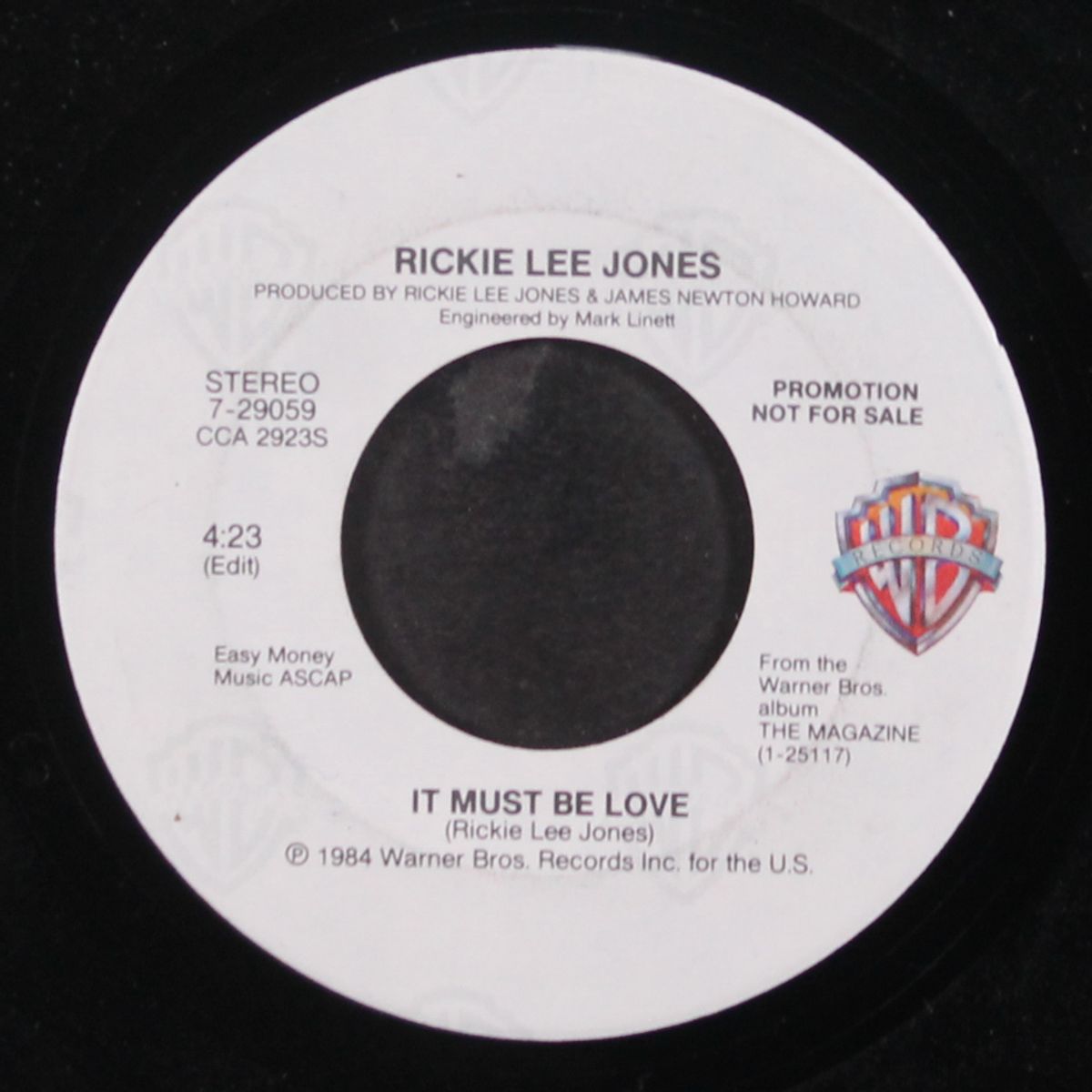 it must be love / same by RICKIE LEE JONES