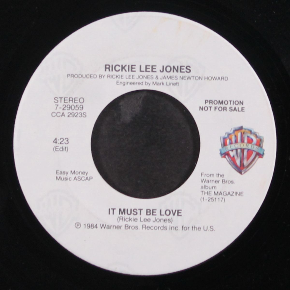 it must be love / same by RICKIE LEE JONES
