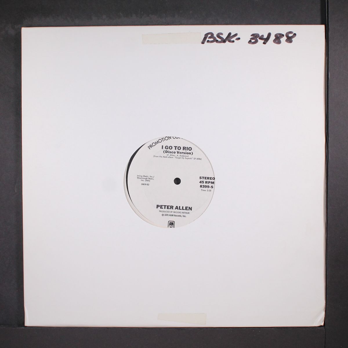 i go to rio / same by PETER ALLEN