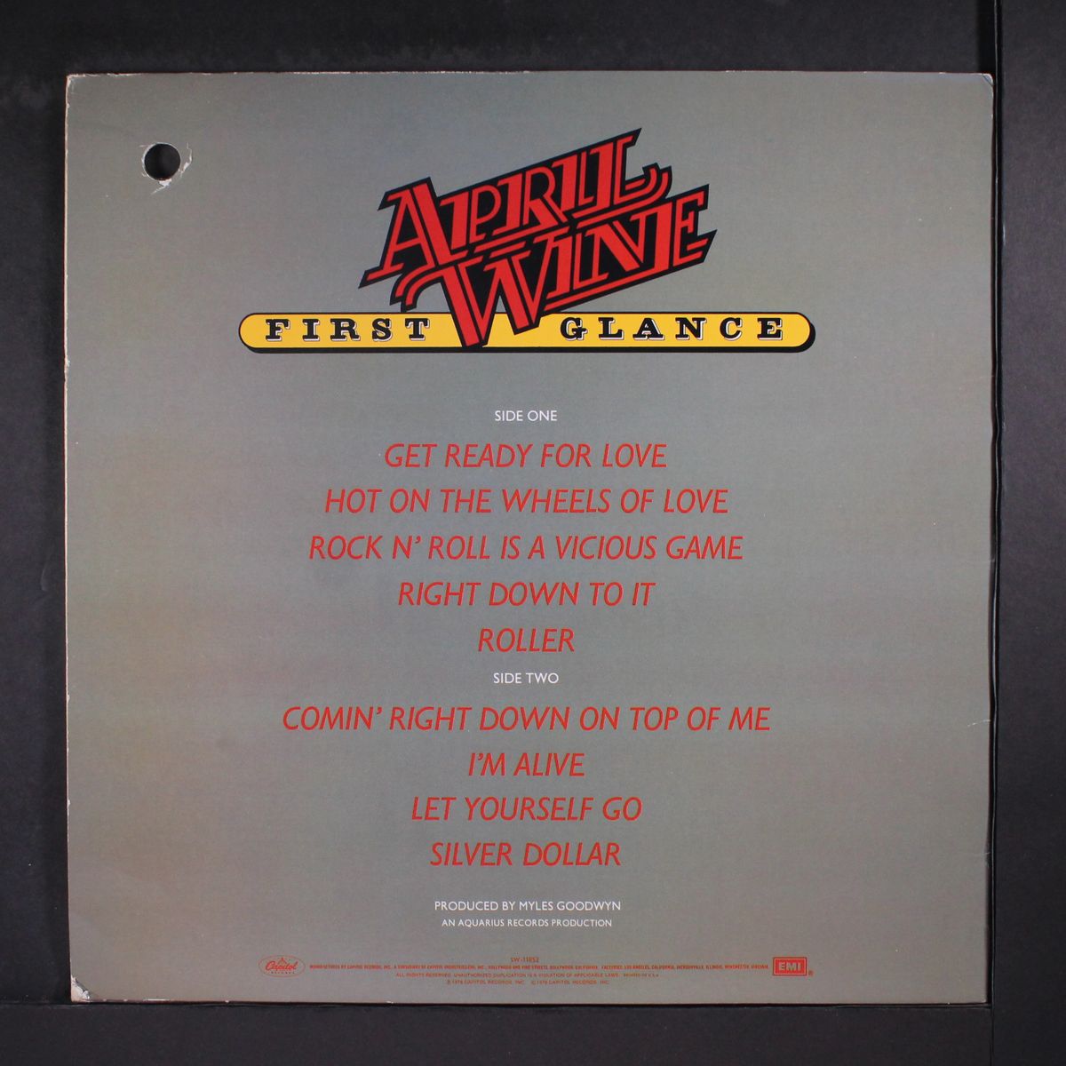 first glance by APRIL WINE