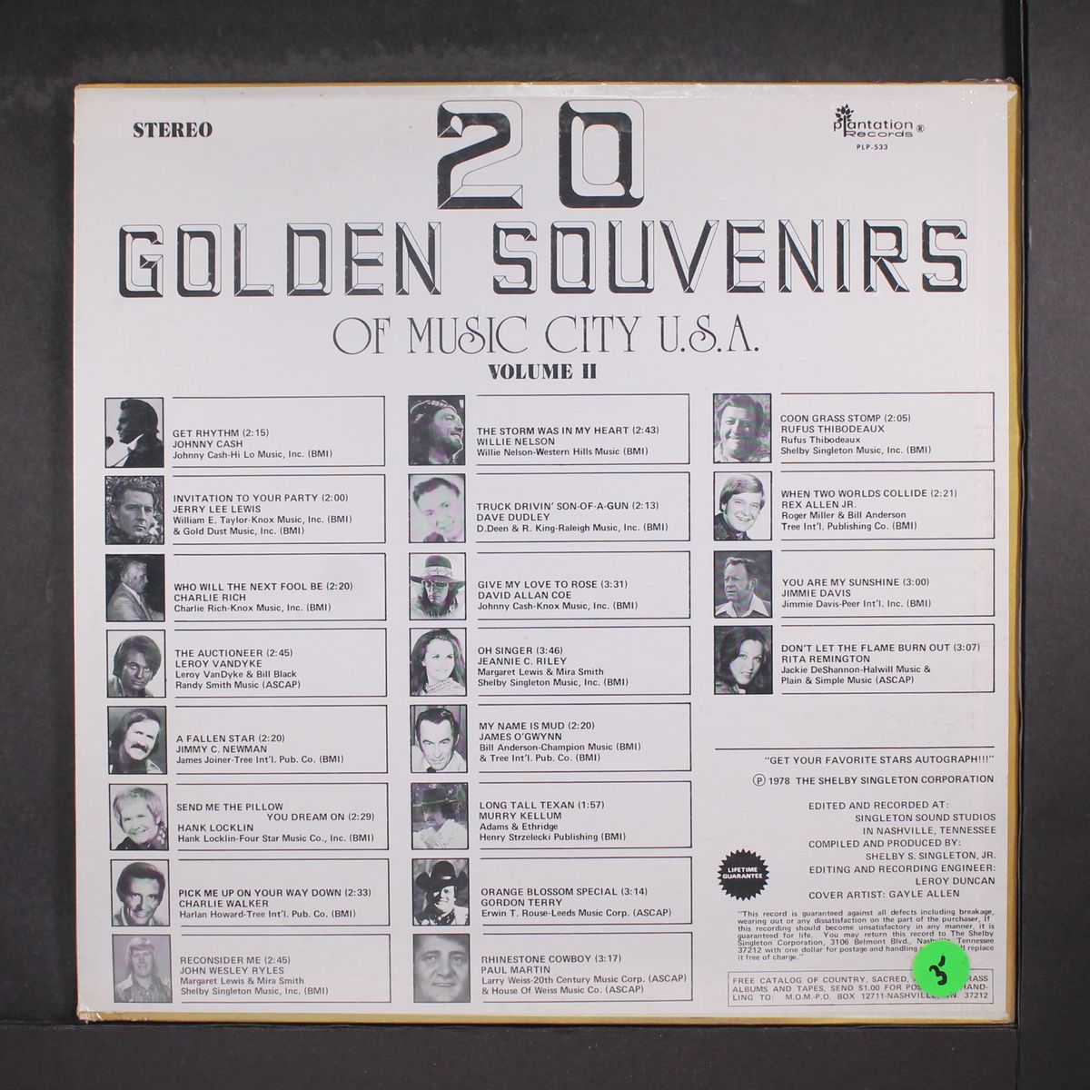 20 golden souvenirs of music city usa vol. 2 by VARIOUS