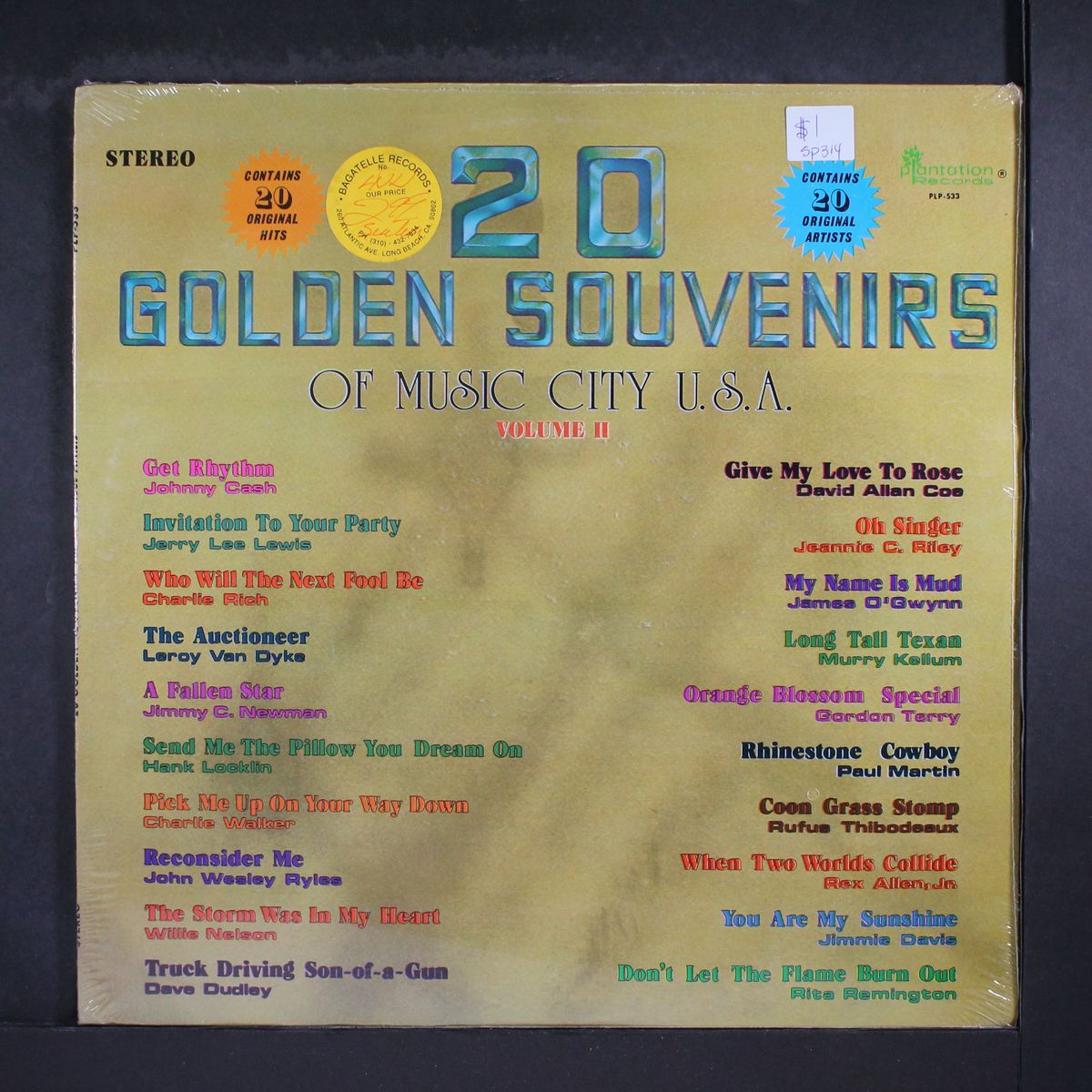 20 golden souvenirs of music city usa vol. 2 by VARIOUS