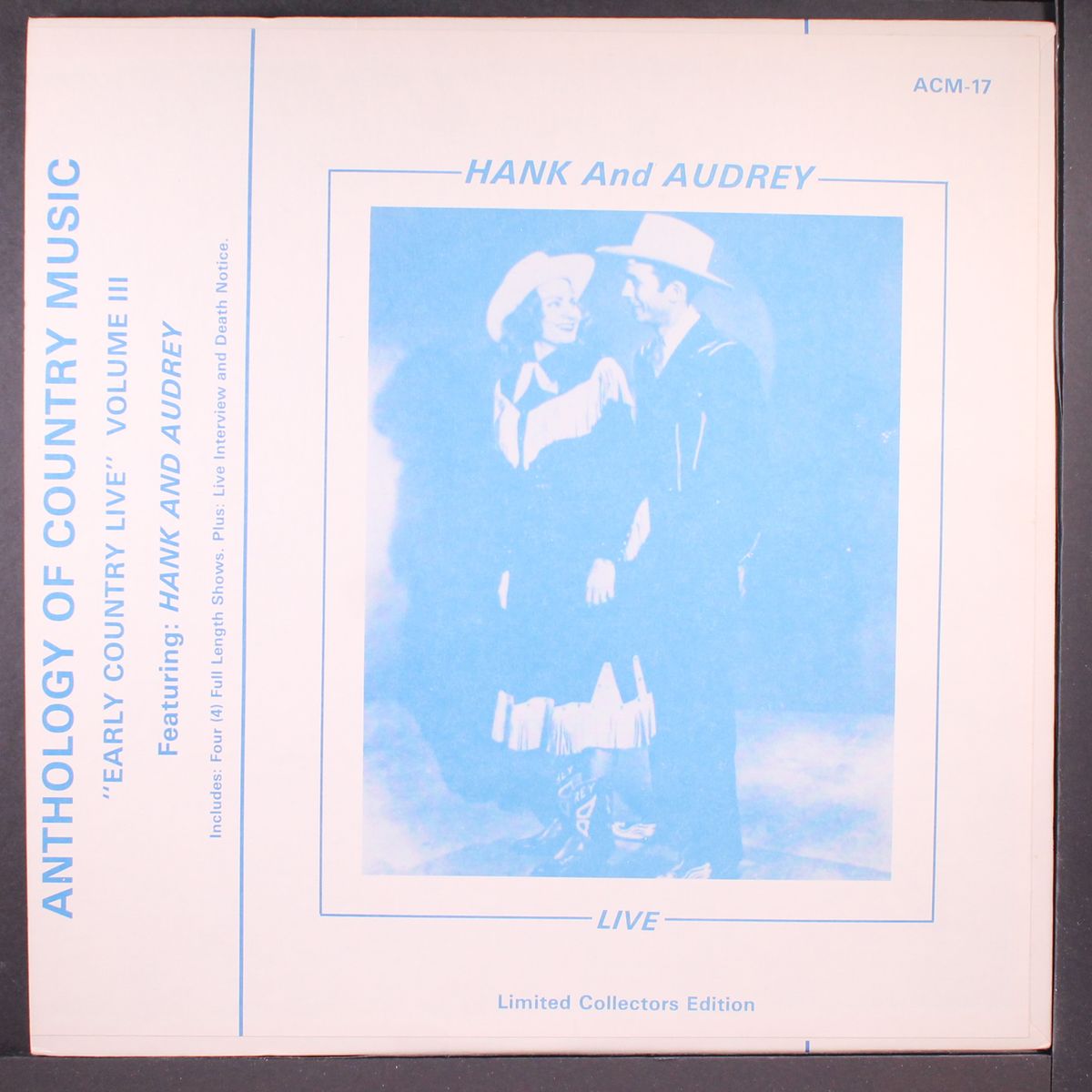 hank & audrey, early country live, vol. 3 by HANK WILLIAMS