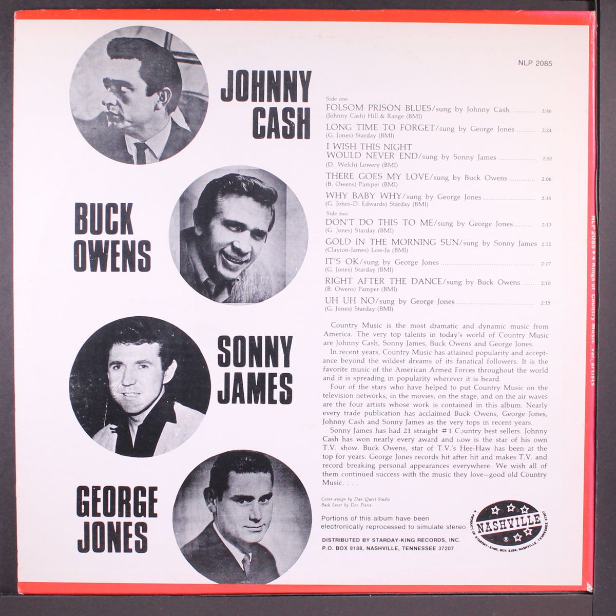 four kings of country music, vol. 2 by JOHNNY CASH, ETC.