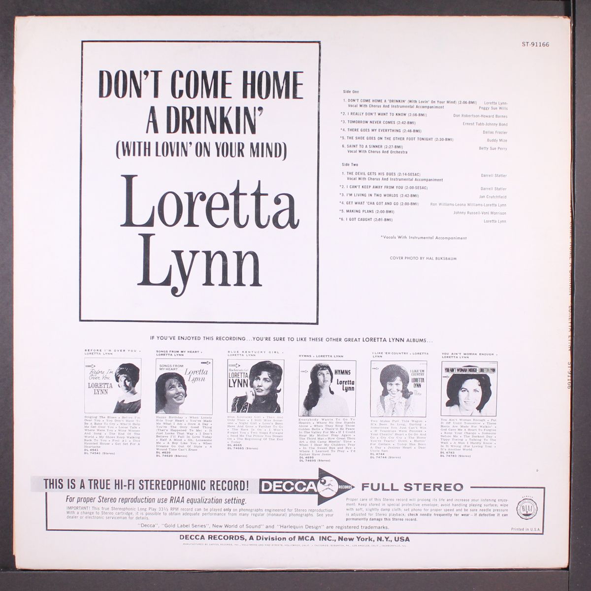 don't come home a drinkin by LORETTA LYNN