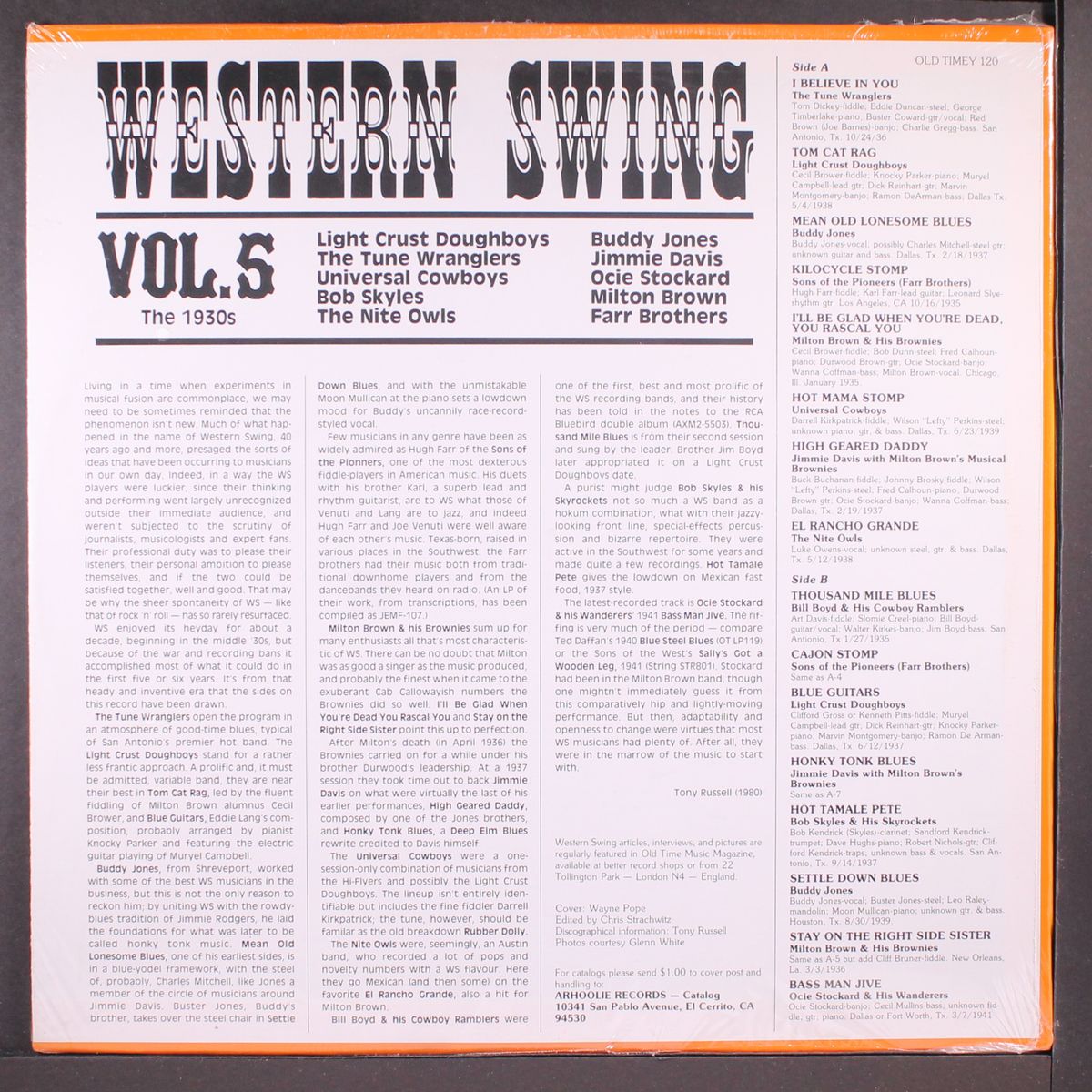 western swing, vol. 5 by VARIOUS