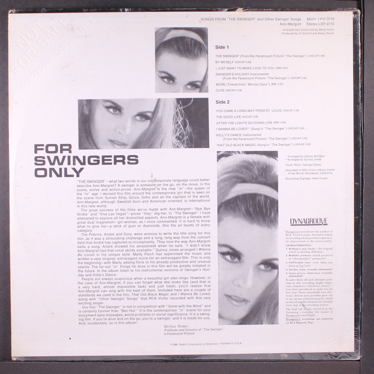 songs from the swinger by ANN-MARGRET