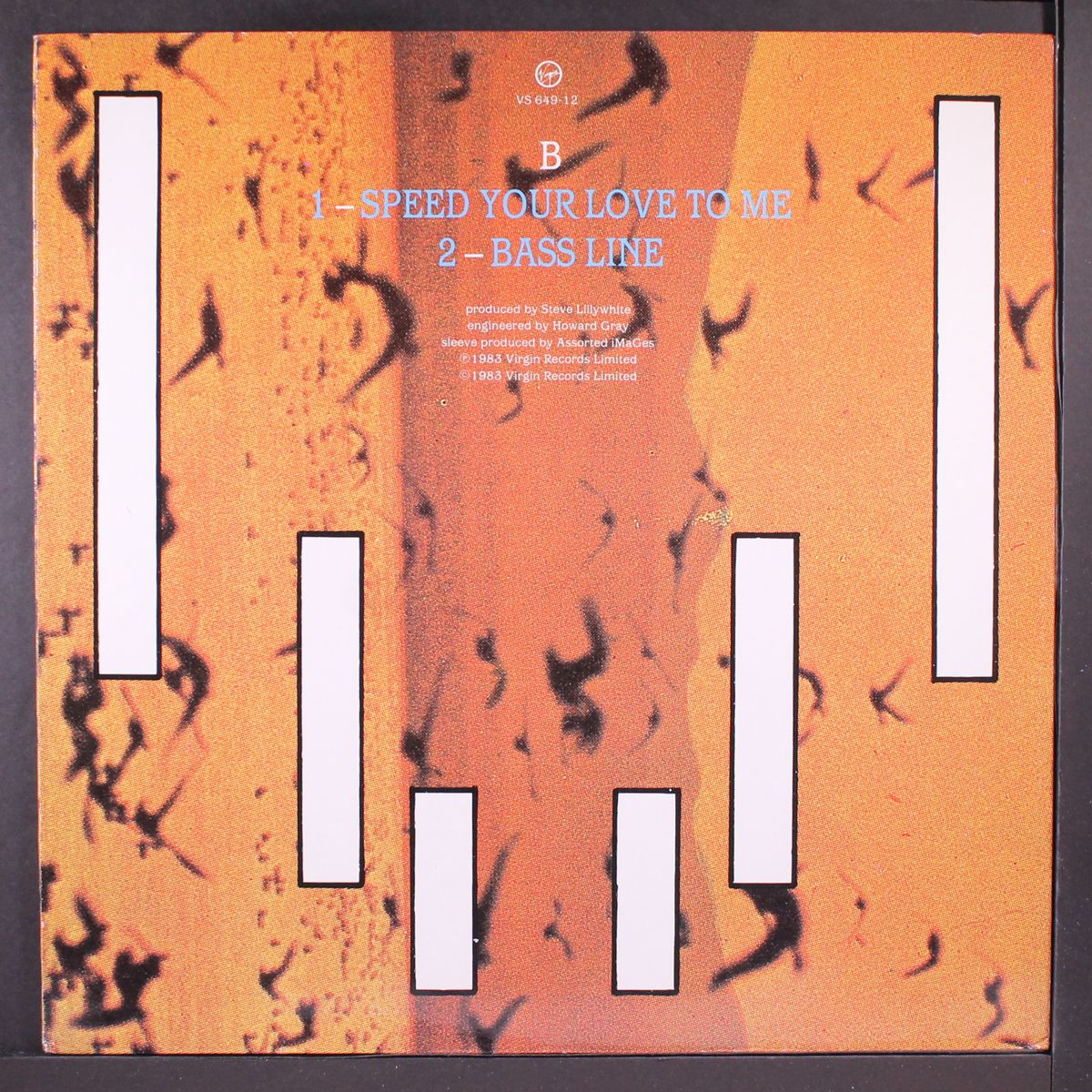speed your love to me (extended mix) / speed your love to me / bass line by SIMPLE MINDS