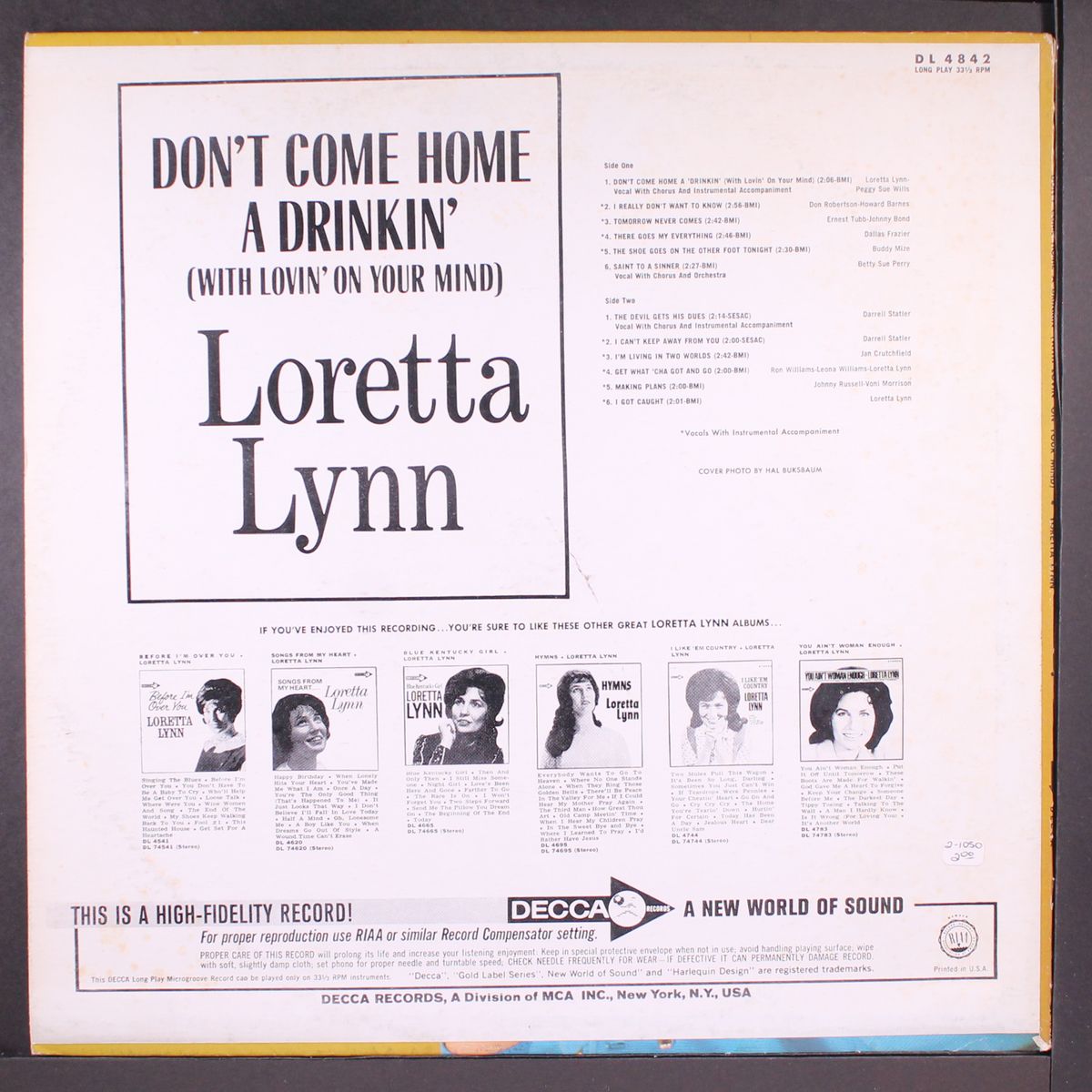 don't come home a drinkin' by LORETTA LYNN
